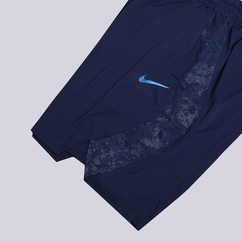 мужские синие шорты Nike Dry Basketball Shorts 855477-431 - цена, описание, фото 2